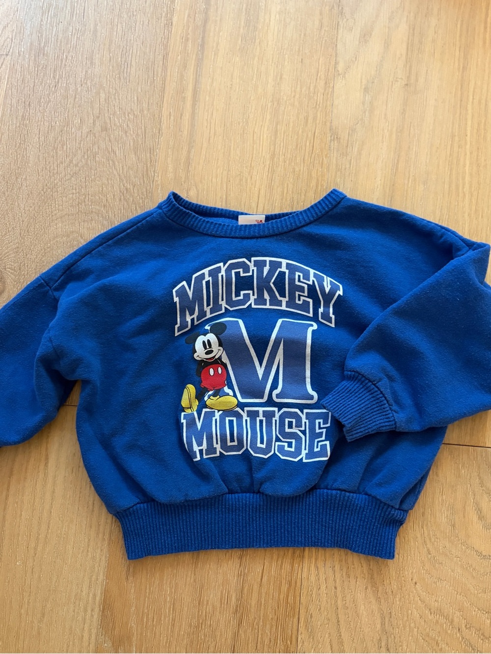Disney Royal Blue Mickey Mouse Graphic Sweatshirt